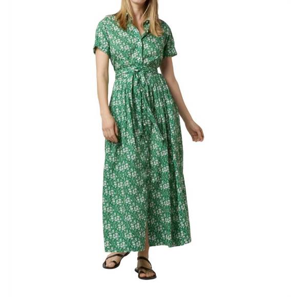 Ann Mashburn Classic Maxi Shirtwaist Dress